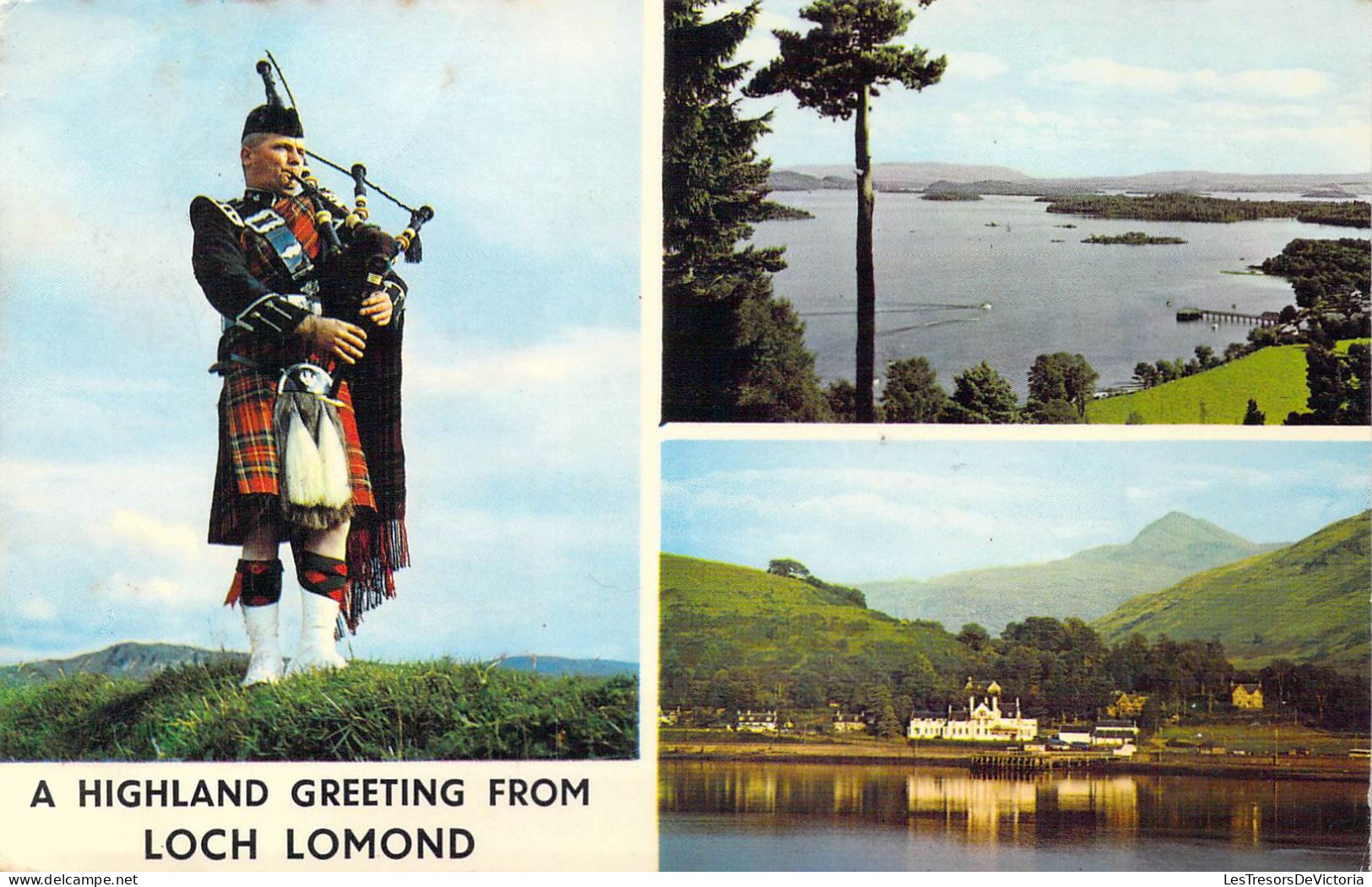 ECOSSE - Loch Lomond - A Highland Greeting From - Carte Postale Ancienne - Autres & Non Classés