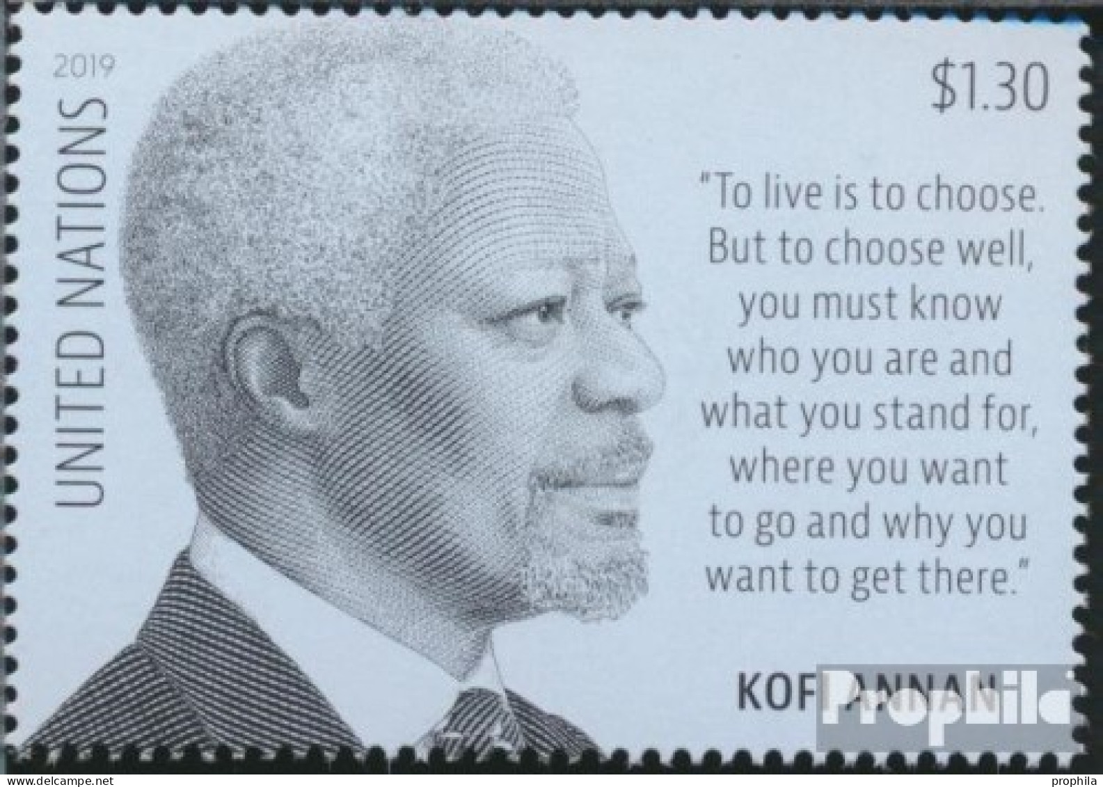 UNO - New York 1711 (kompl.Ausg.) Postfrisch 2019 Kofi Annan - Ungebraucht