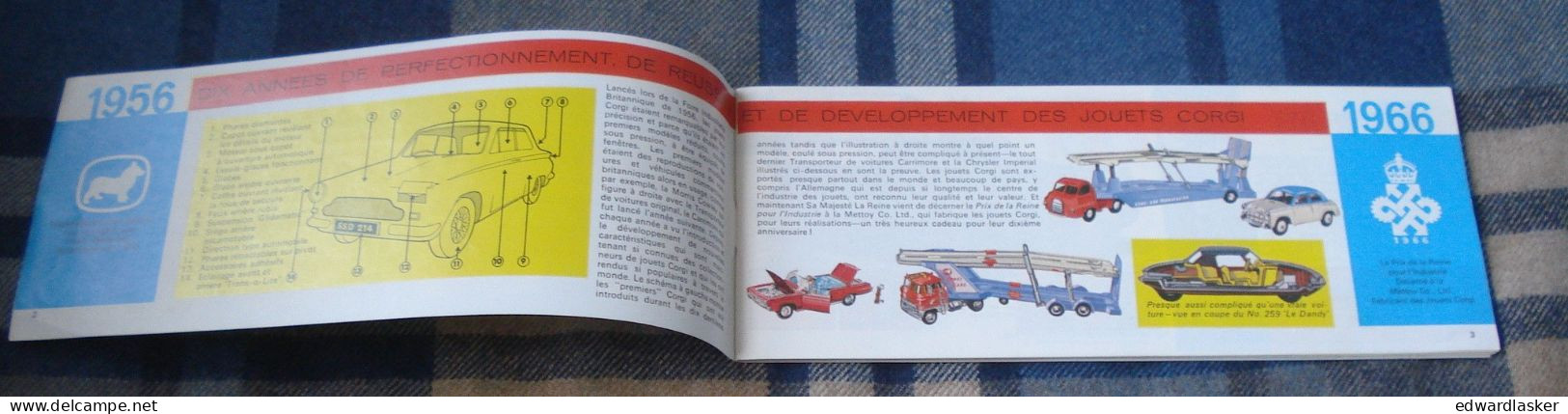 Catalogue CORGI TOYS 1966 - Voitures Miniatures - Batman, The Avengers, James Bond, Etc - France - Catálogos