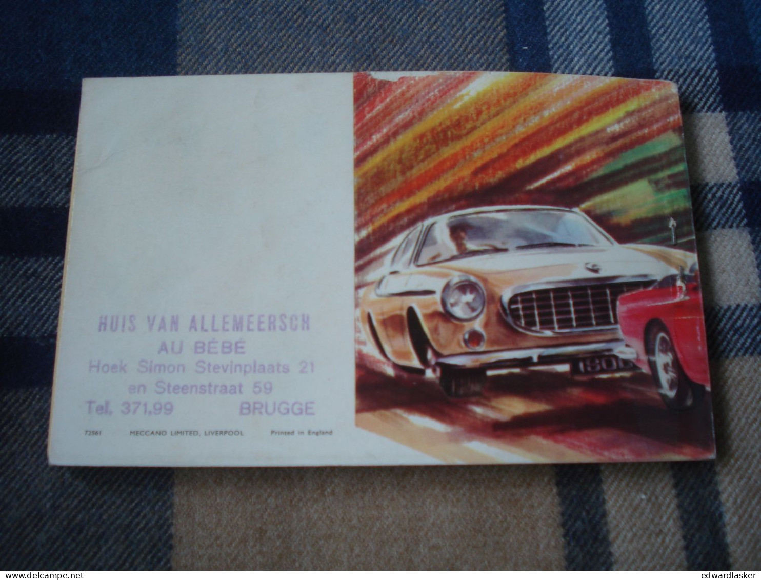 Catalogue original DINKY TOYS 1966 - 1re édition - voitures miniatures - Belgique