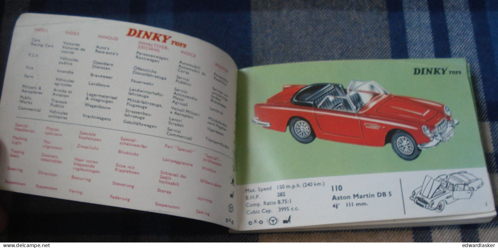 Catalogue Original DINKY TOYS 1966 - 2e édition - Voitures Miniatures - Pays Bas - Catalogues & Prospectus