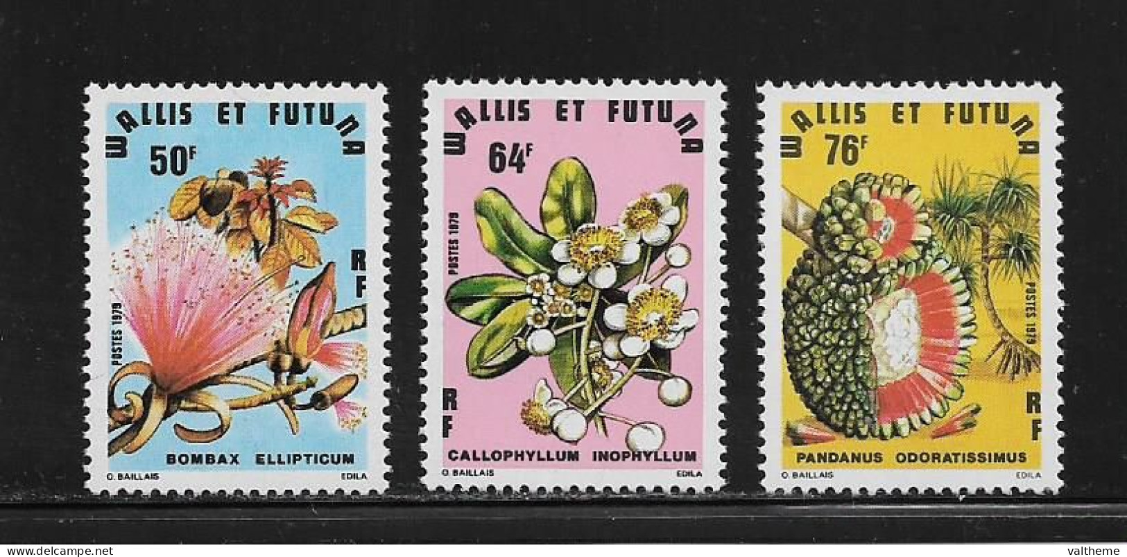 WALLIS ET FUTUNA   ( OCWAF - 288 )  1979  N° YVERT ET TELLIER   N°  234/236    N** - Ungebraucht