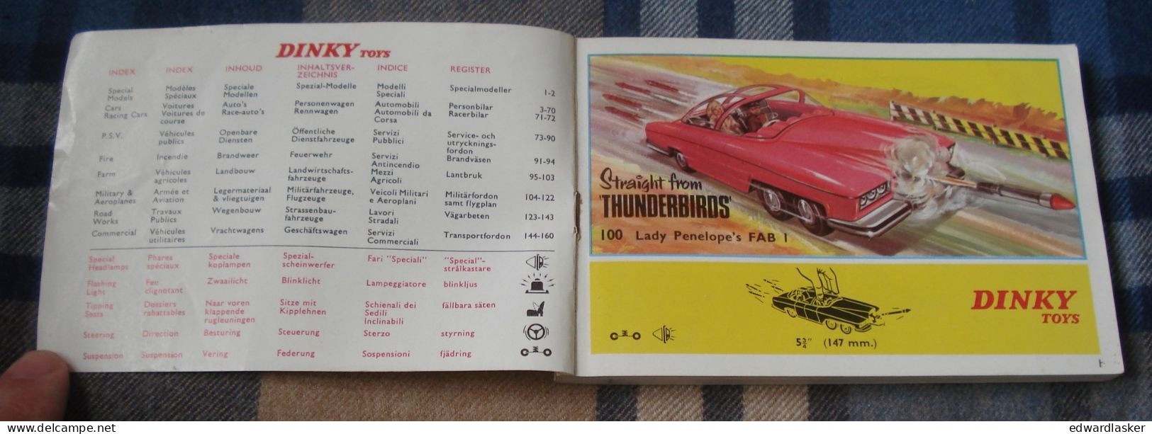 Catalogue Original DINKY TOYS (1967) N°3 - Voitures Miniatures - éd. Internationale Sans Tarifs - Catalogues