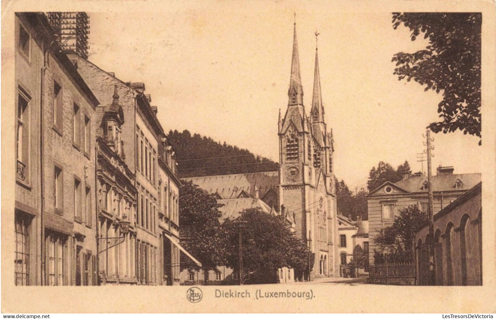 Luxembourg - Diekirch - Eglise Saint-Laurent - Eglise - Village - Carte Postale Ancienne - Diekirch