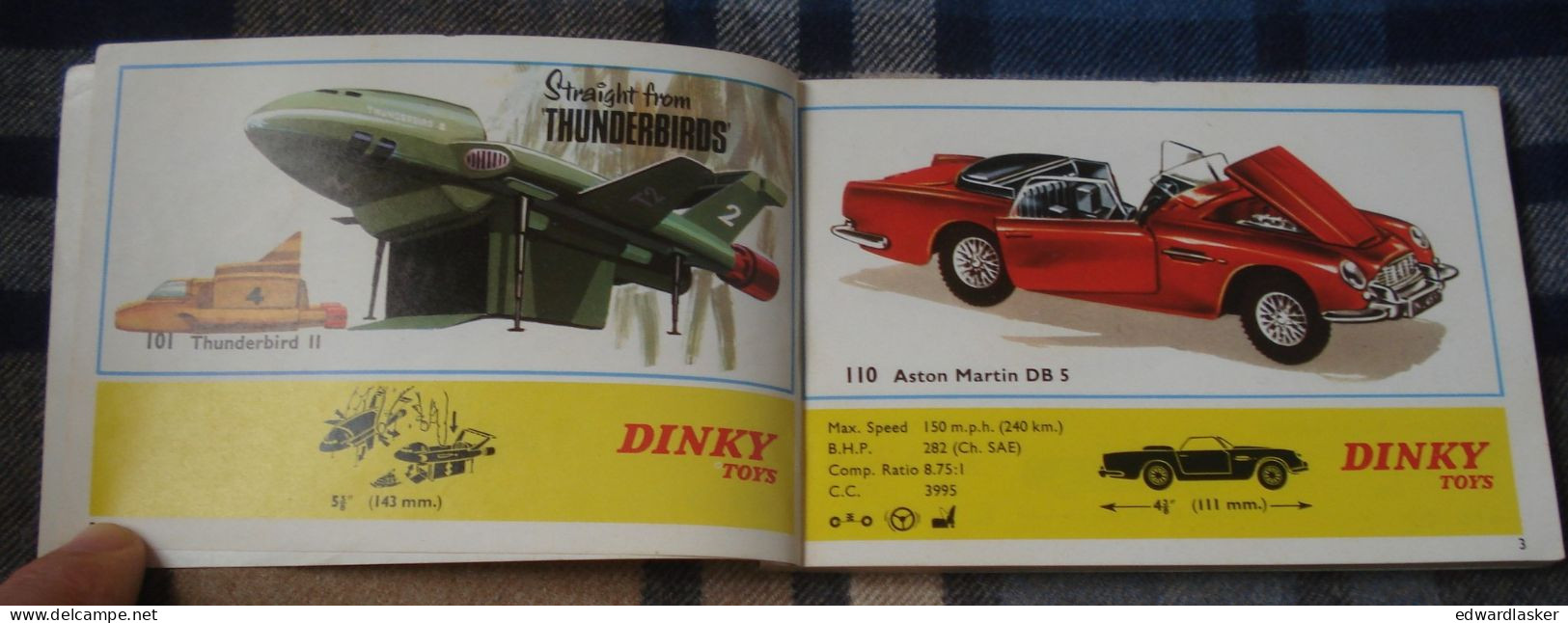 Catalogue Original DINKY TOYS (1967) N°3 - Voitures Miniatures - éd. Anglaise Avec Tarifs - Kataloge & Prospekte
