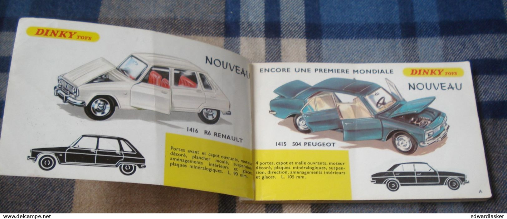 Catalogue Original DINKY TOYS 1968 - 2e édition - Voitures Miniatures - éd. Française - Catálogos