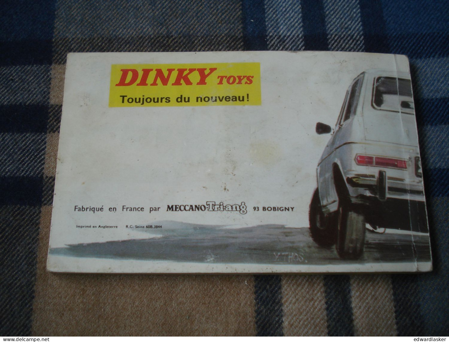 Catalogue Original DINKY TOYS 1968 - 2e édition - Voitures Miniatures - éd. Française - Kataloge & Prospekte