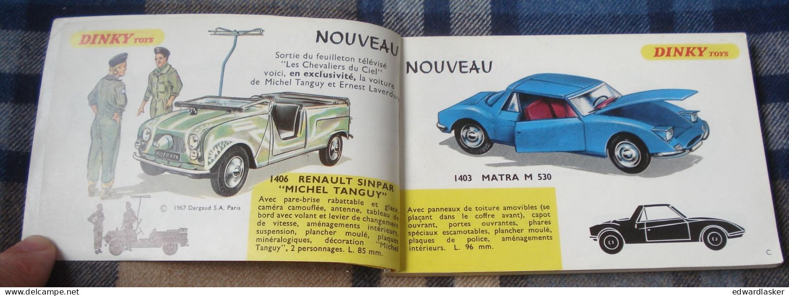 Catalogue Original DINKY TOYS 1967 - 2e édition - Voitures Miniatures - éd. Française - Catalogues & Prospectus