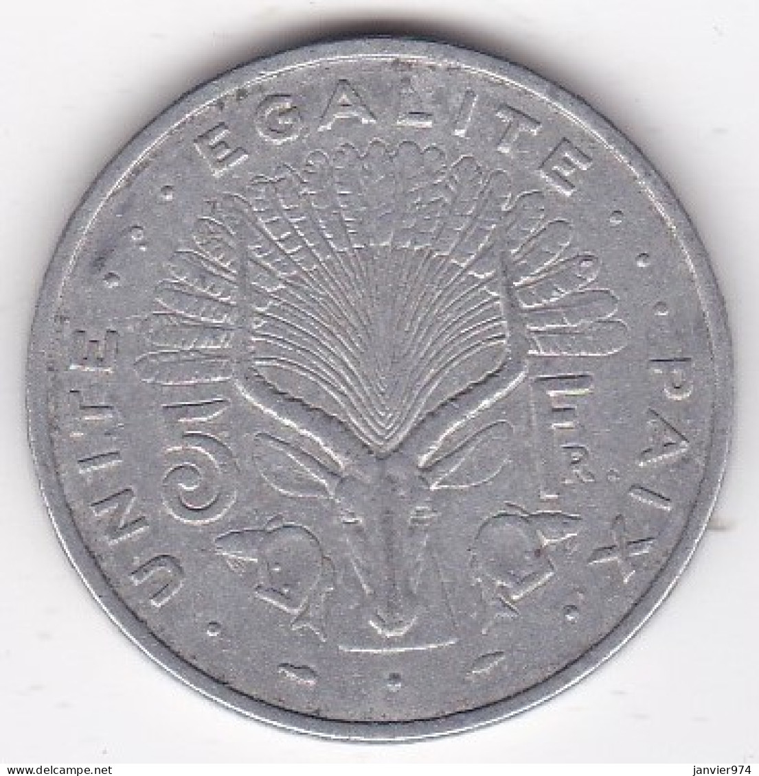 République De Djibouti 5 Francs 1977, En Aluminium , KM# 22 - Djibouti