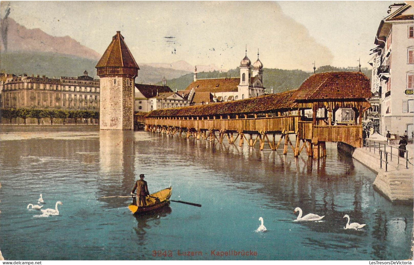 SUISSE - Luzern - Kapellbrucke - Carte Postale Ancienne - Luzern