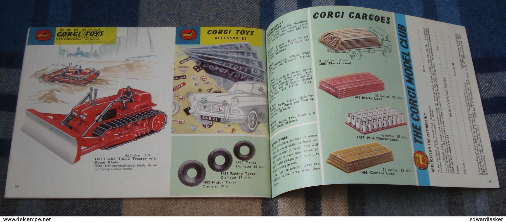 Catalogue CORGI TOYS 1963/64 - voitures miniatures - TBE