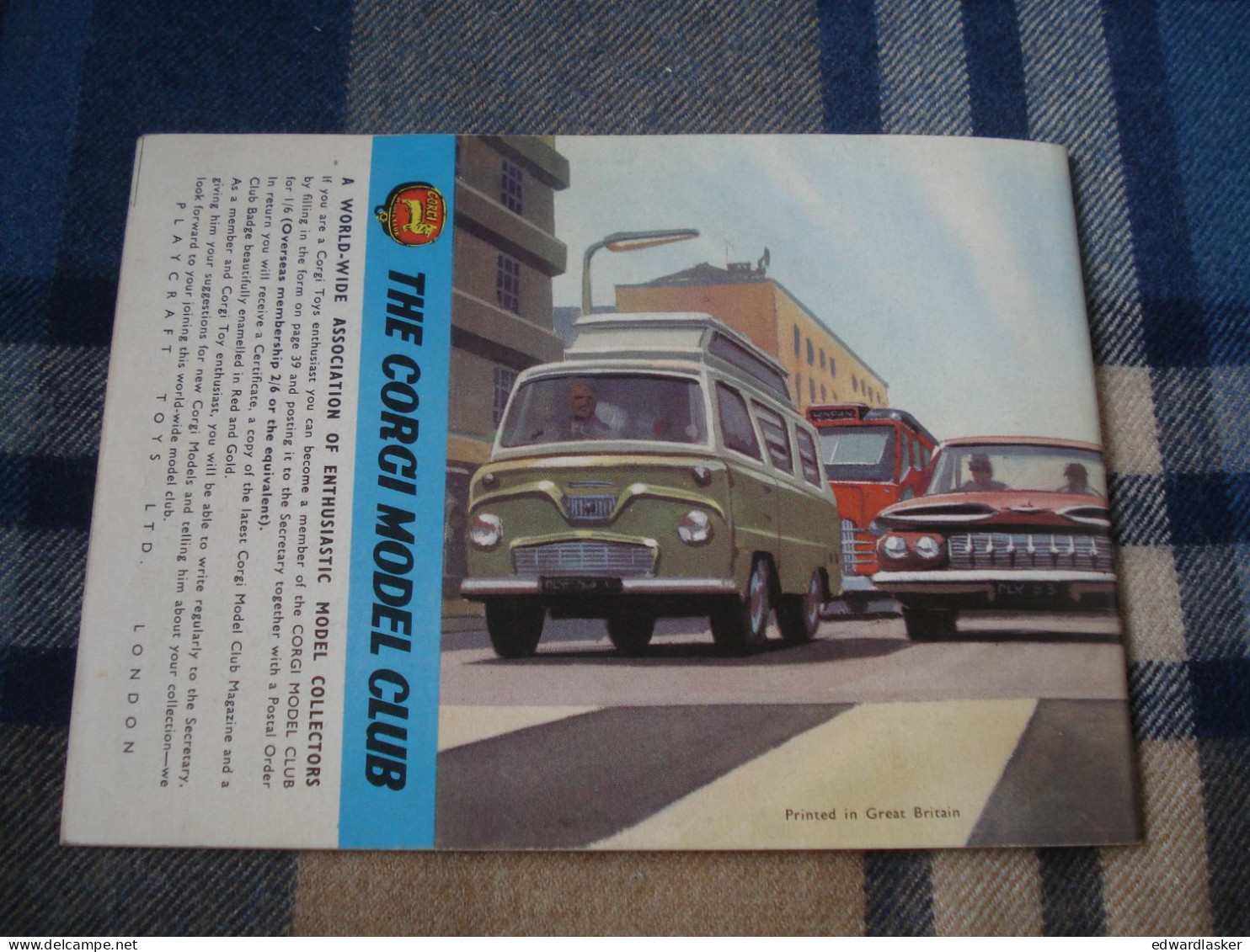 Catalogue CORGI TOYS 1963/64 - voitures miniatures - TBE