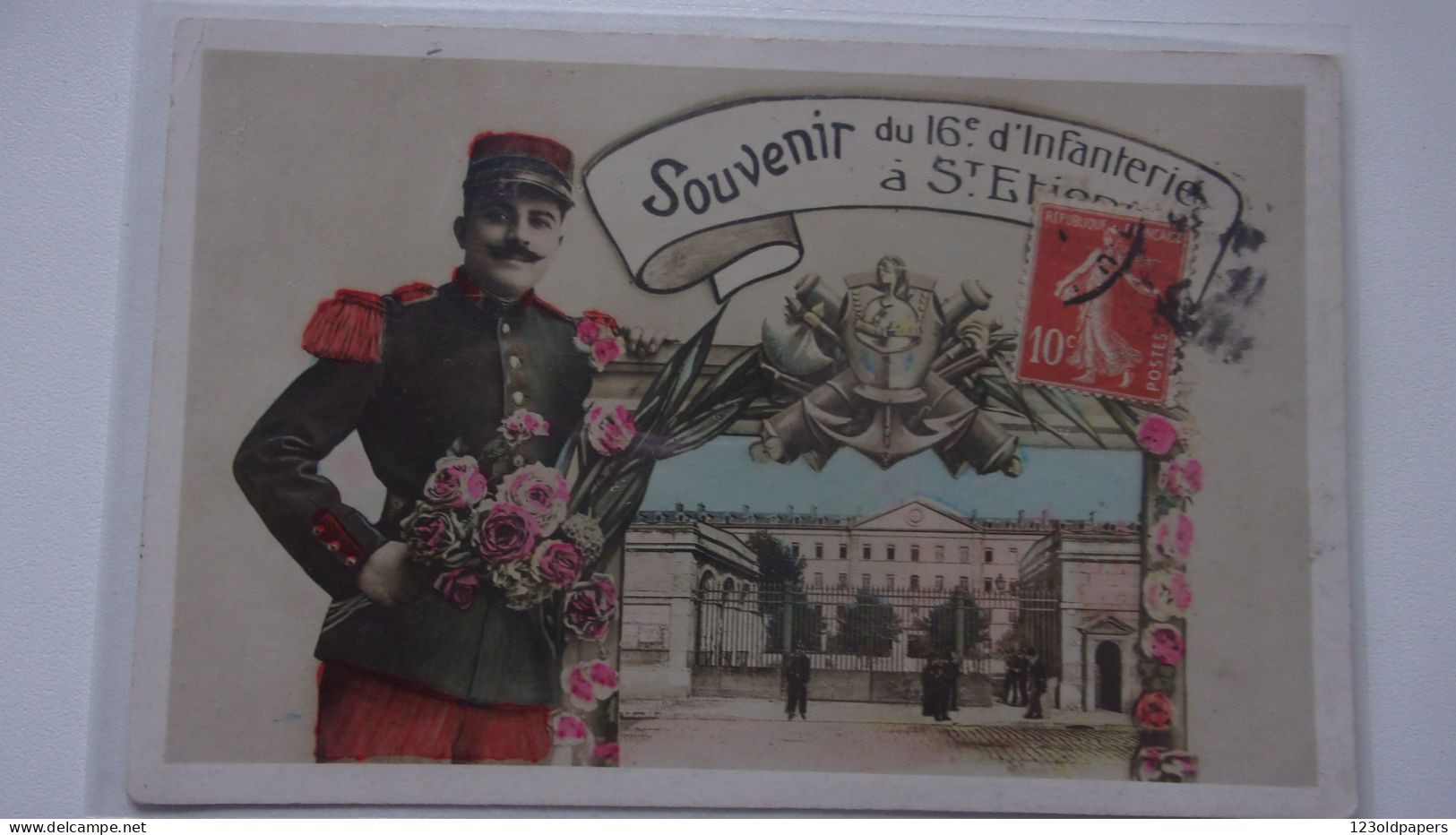 42  SOUVENIR DU 16 EME INFANTERIE A S T ETIENNE - Saint Etienne