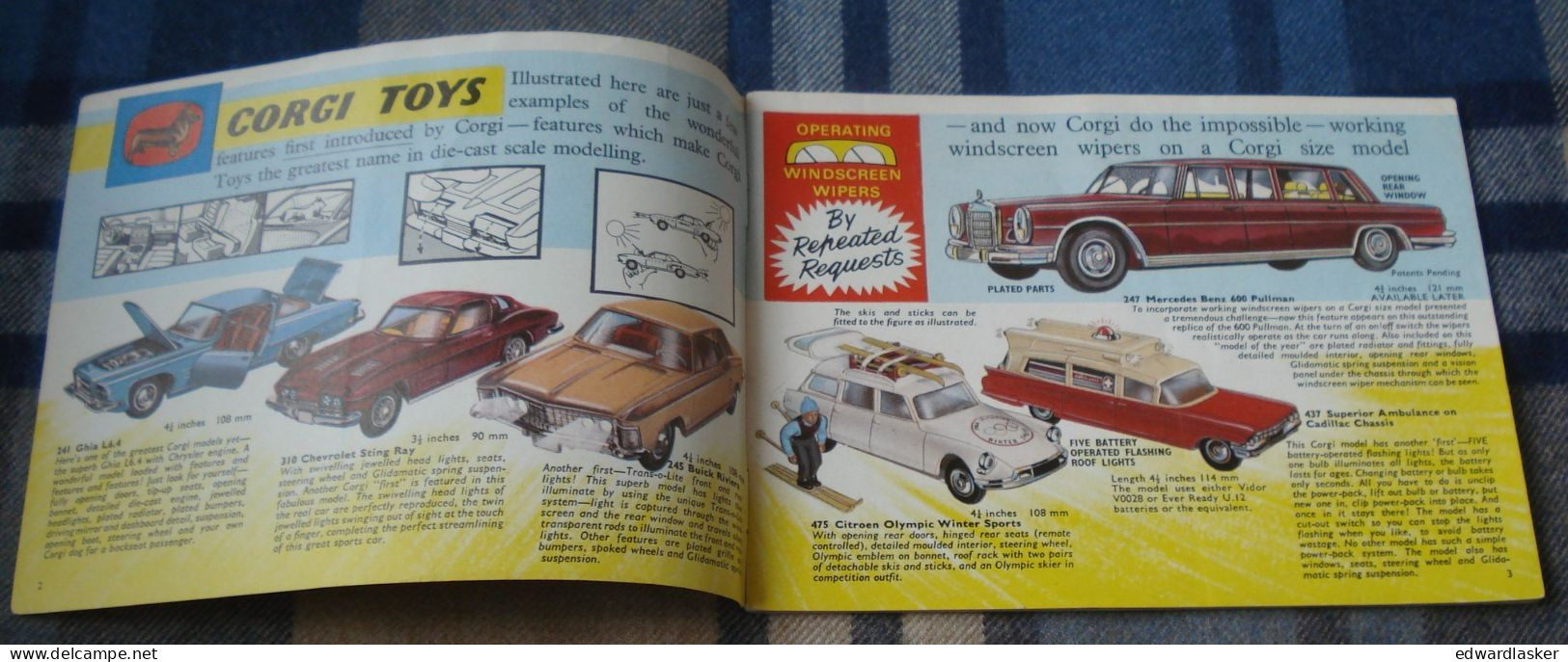 Catalogue CORGI TOYS 1965 - Voitures Miniatures [2] - Catalogues & Prospectus