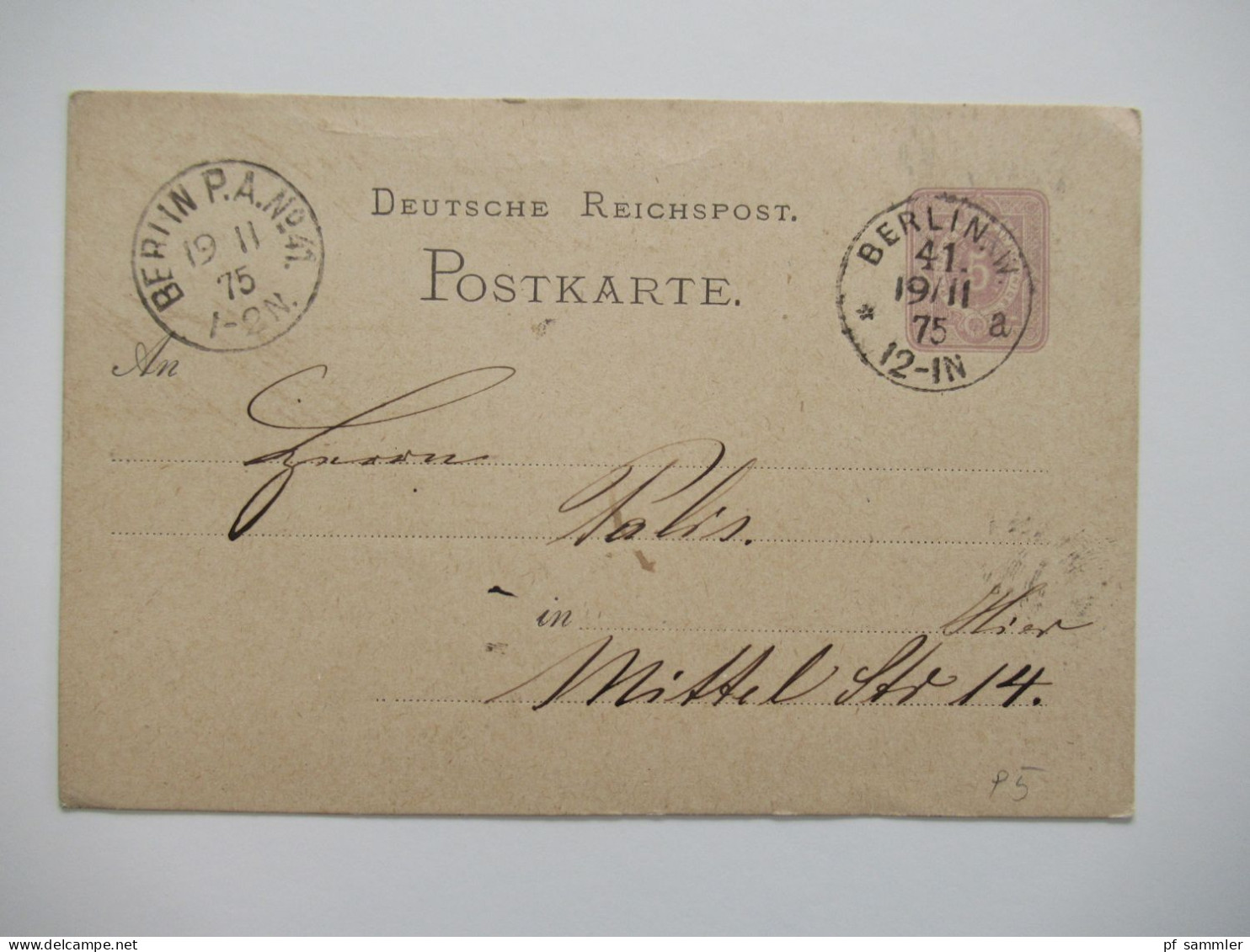 Berlin Postämter Ganzsachen Posten Mit Rohrpost!! Ab 1875 - Ca. 1910 Insgesamt 110 Stück!! Interessanter Stöberposten! - Colecciones (sin álbumes)