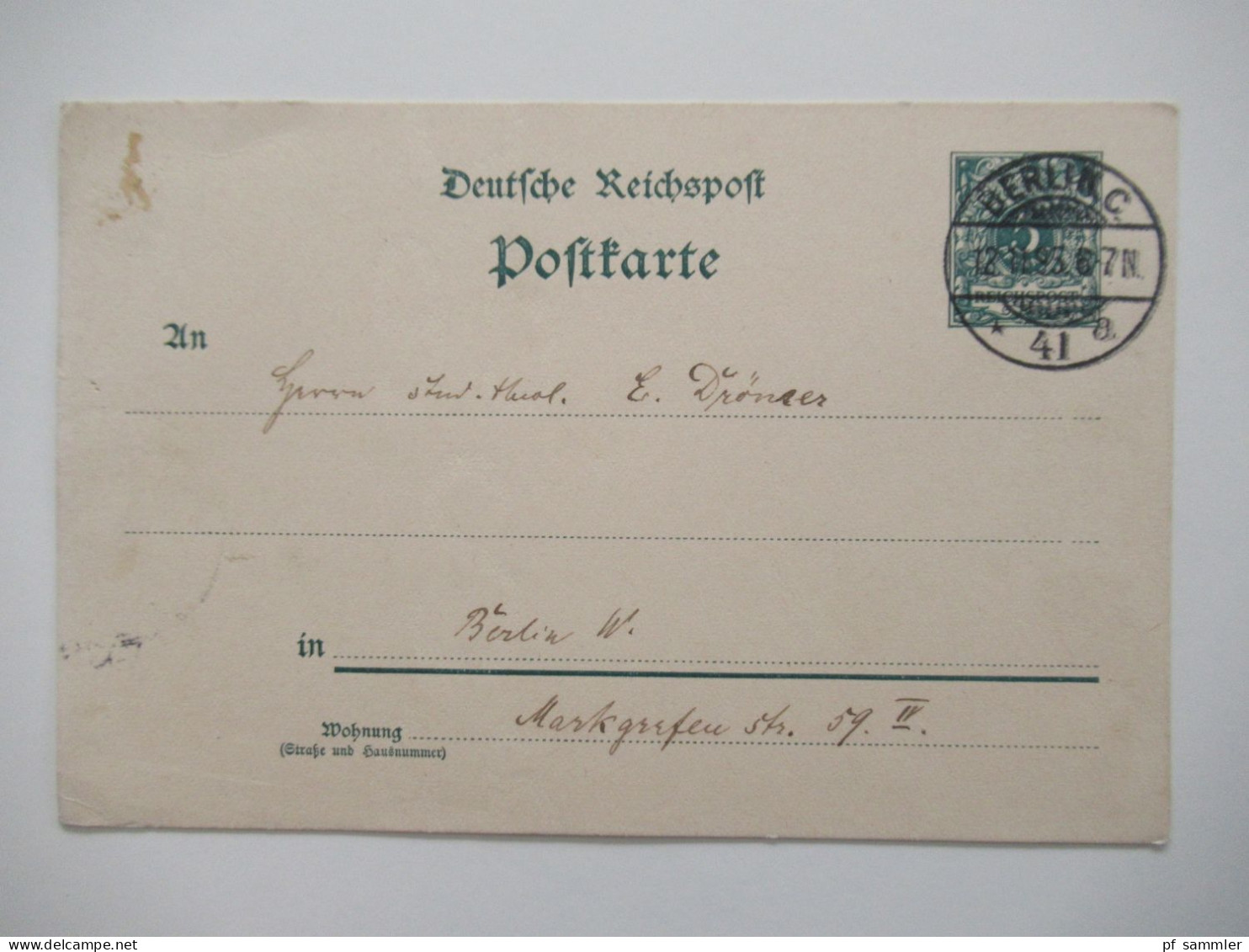 Berlin Postämter Ganzsachen Posten Mit Rohrpost!! Ab 1875 - Ca. 1910 Insgesamt 110 Stück!! Interessanter Stöberposten! - Collections (sans Albums)