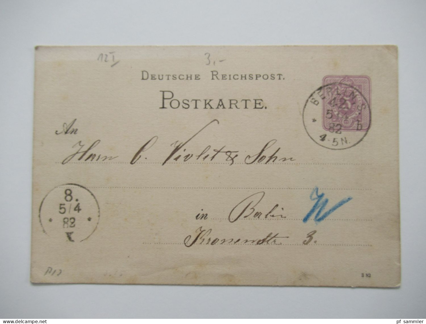 Berlin Postämter Ganzsachen Posten mit Rohrpost!! Ab 1875 - ca. 1910 insgesamt 110 Stück!! Interessanter Stöberposten!