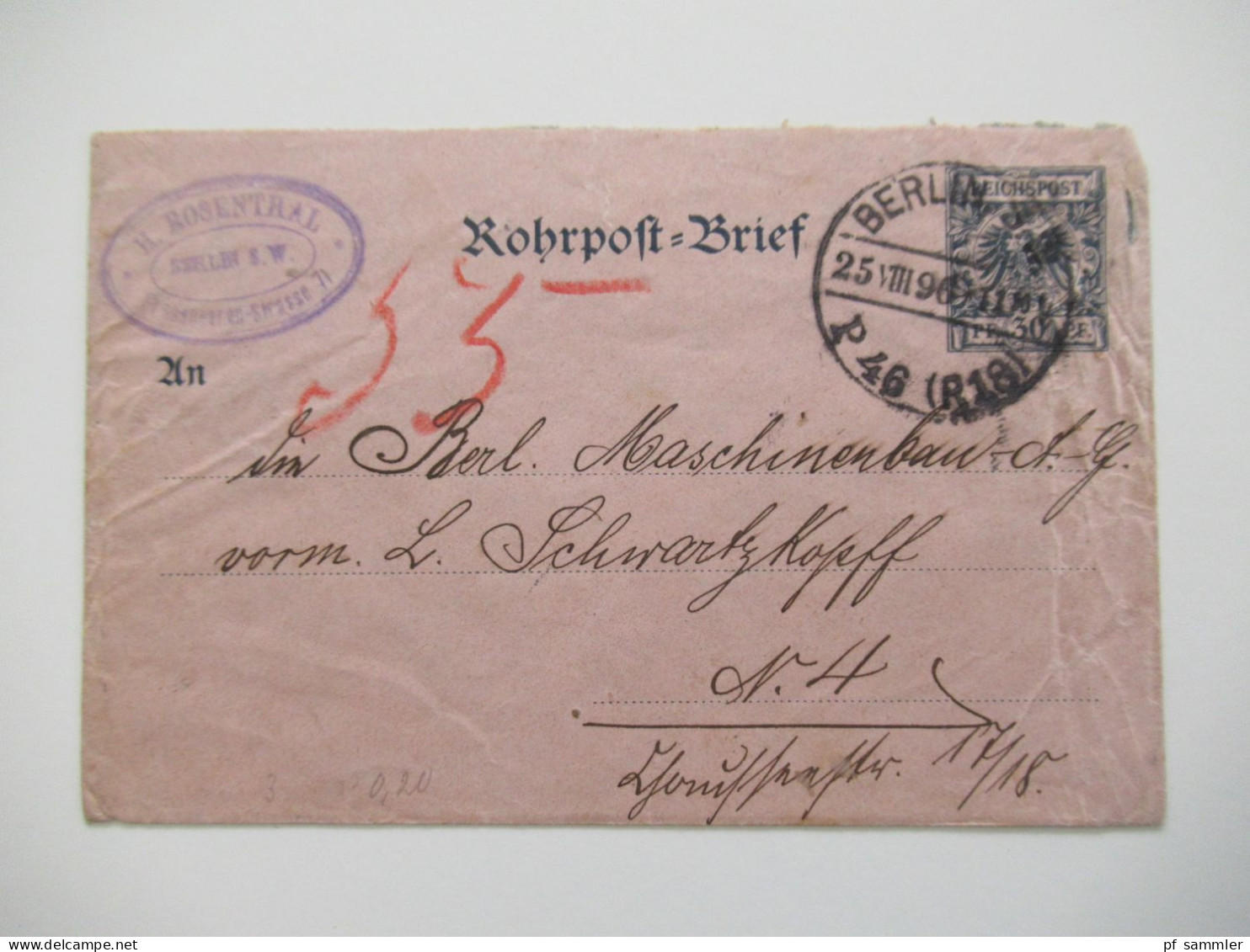 Berlin Postämter Ganzsachen Posten mit Rohrpost!! Ab 1875 - ca. 1910 insgesamt 110 Stück!! Interessanter Stöberposten!