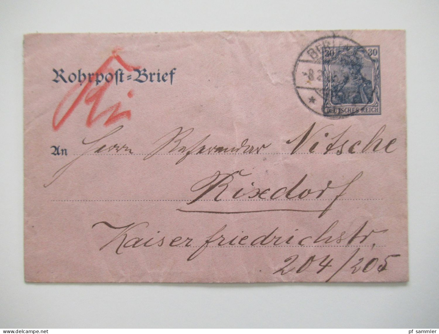 Berlin Postämter Ganzsachen Posten mit Rohrpost!! Ab 1875 - ca. 1910 insgesamt 110 Stück!! Interessanter Stöberposten!