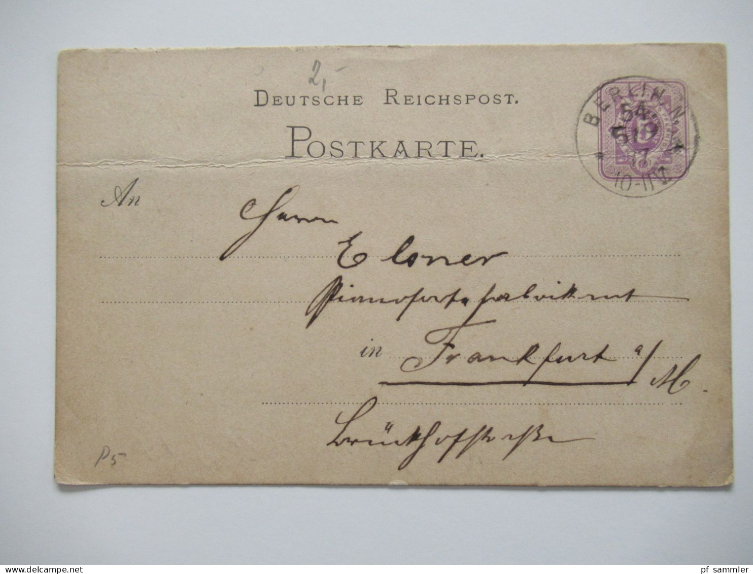 Berlin Postämter Ganzsachen Posten mit Rohrpost!! Ab 1875 - ca. 1910 insgesamt 110 Stück!! Interessanter Stöberposten!