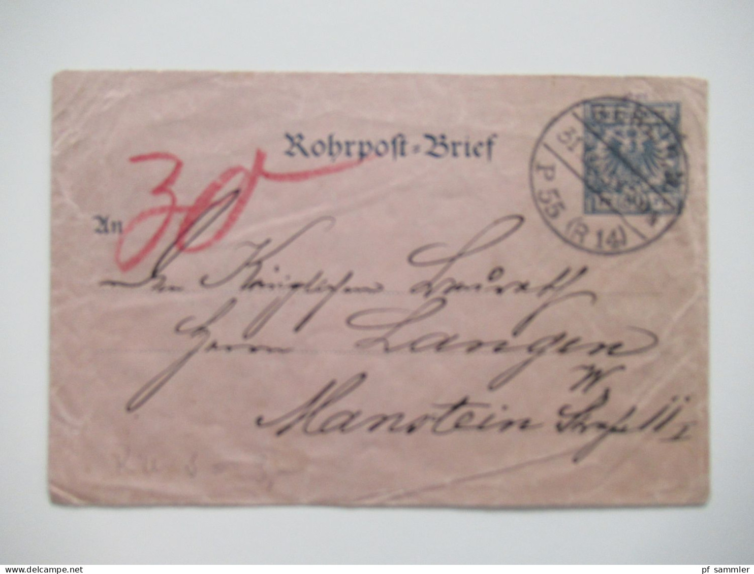 Berlin Postämter Ganzsachen Posten mit Rohrpost!! Ab 1875 - ca. 1910 insgesamt 110 Stück!! Interessanter Stöberposten!