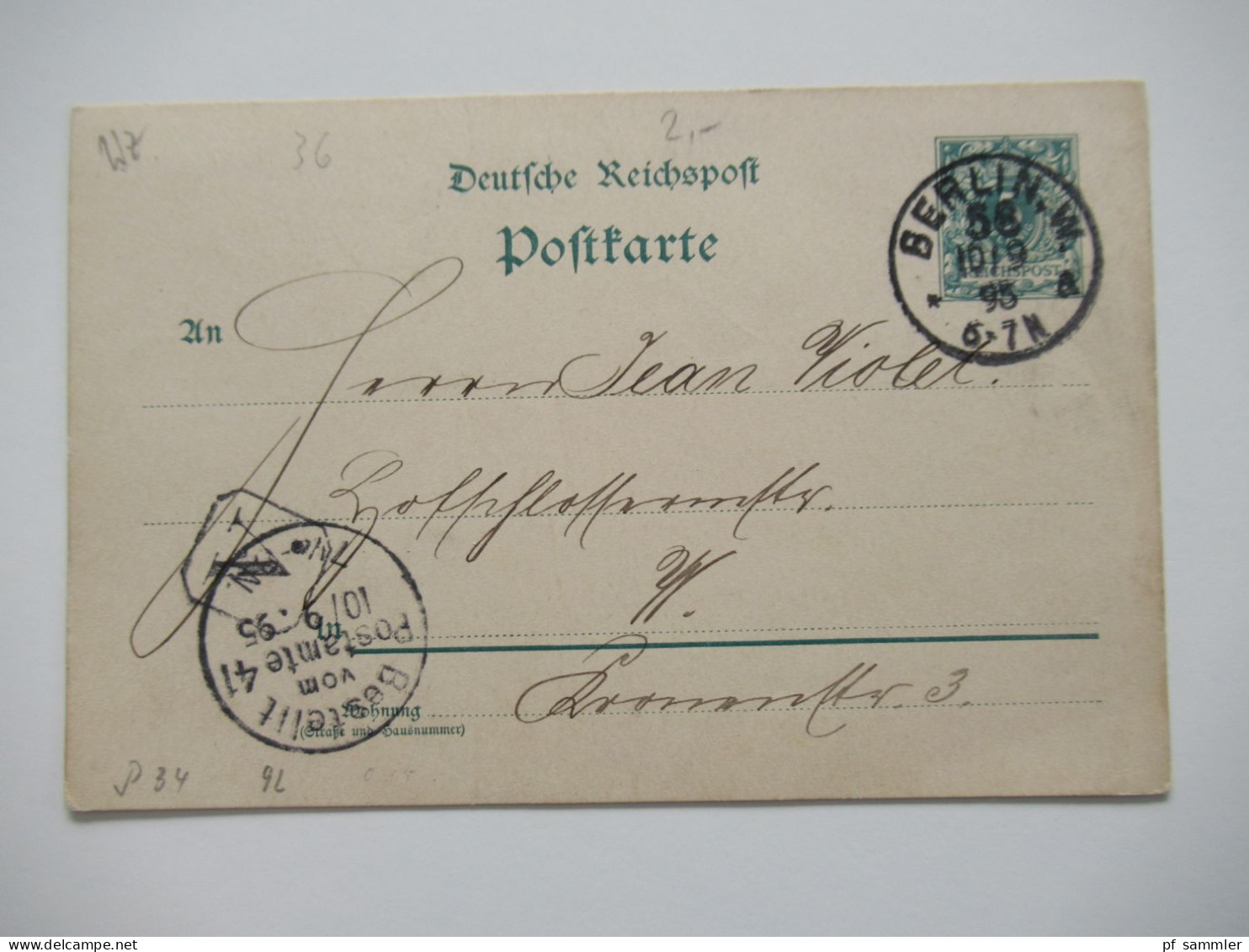 Berlin Postämter Ganzsachen Posten mit Rohrpost!! Ab 1875 - ca. 1910 insgesamt 110 Stück!! Interessanter Stöberposten!