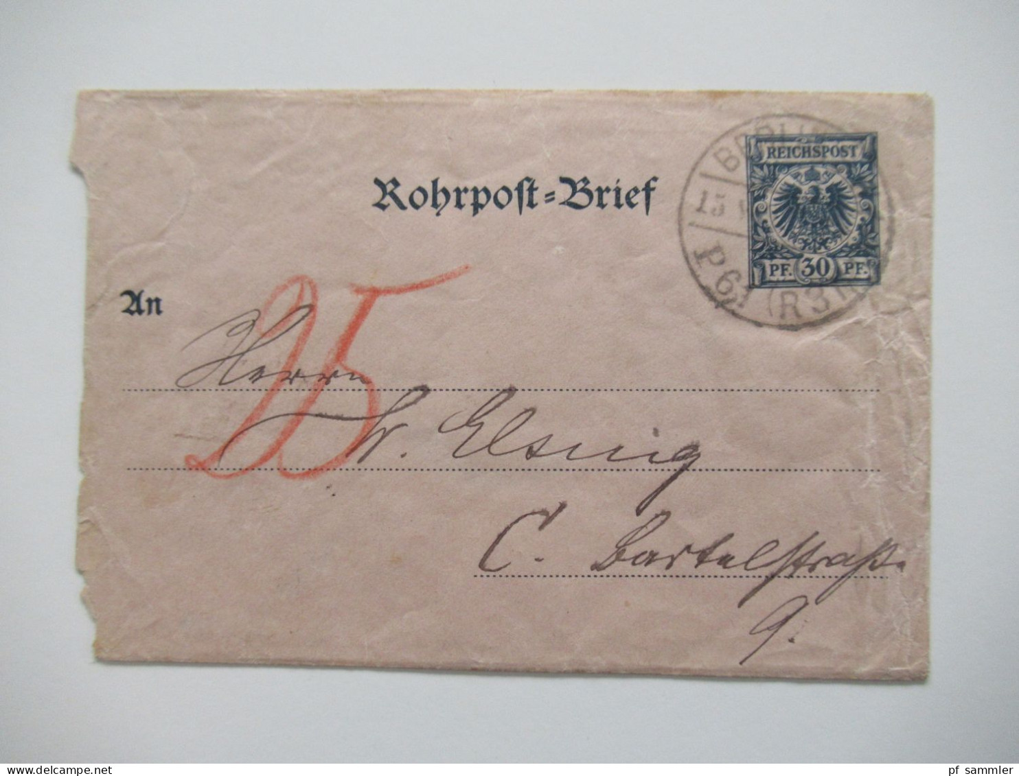 Berlin Postämter Ganzsachen Posten mit Rohrpost!! Ab 1875 - ca. 1910 insgesamt 110 Stück!! Interessanter Stöberposten!