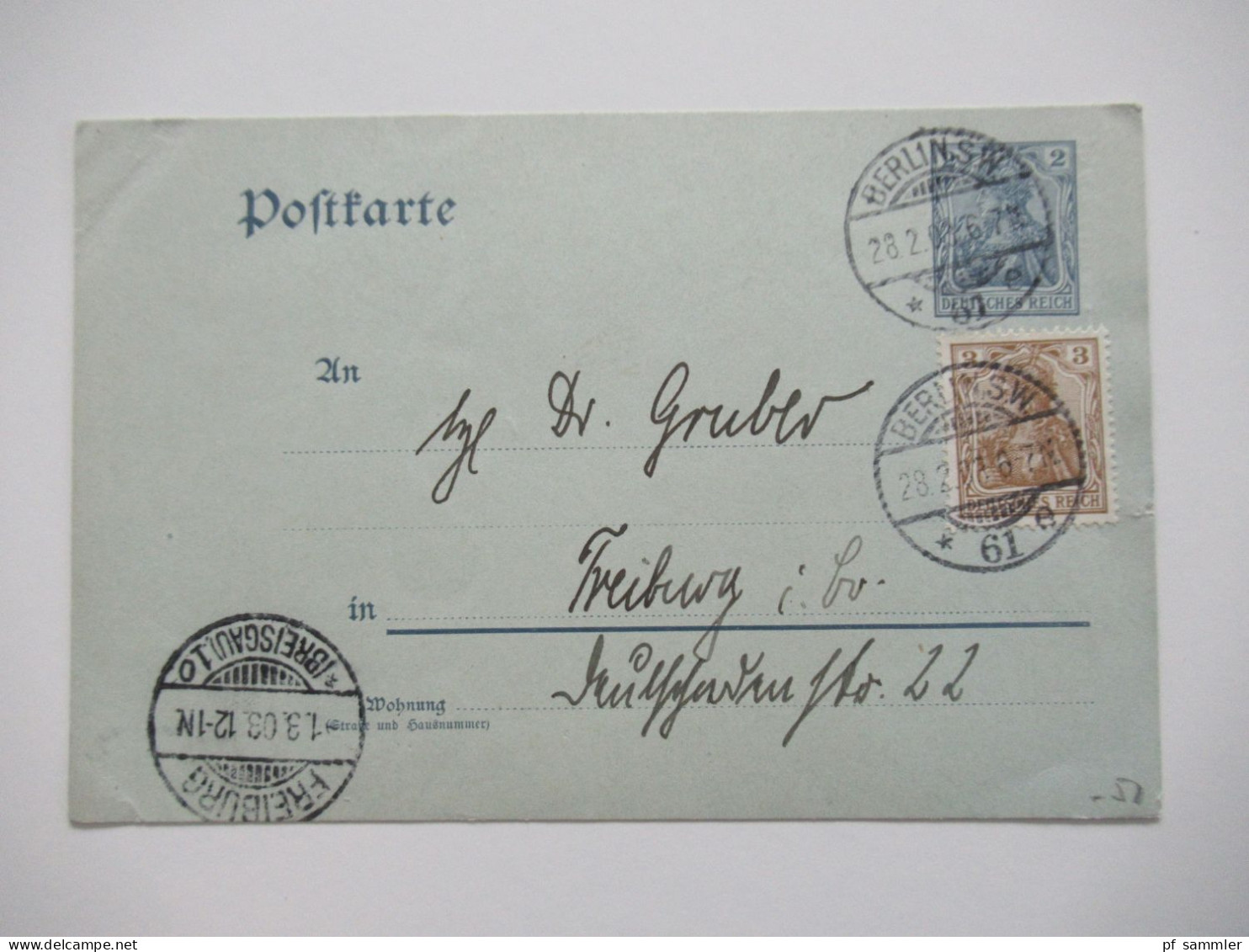 Berlin Postämter Ganzsachen Posten mit Rohrpost!! Ab 1875 - ca. 1910 insgesamt 110 Stück!! Interessanter Stöberposten!