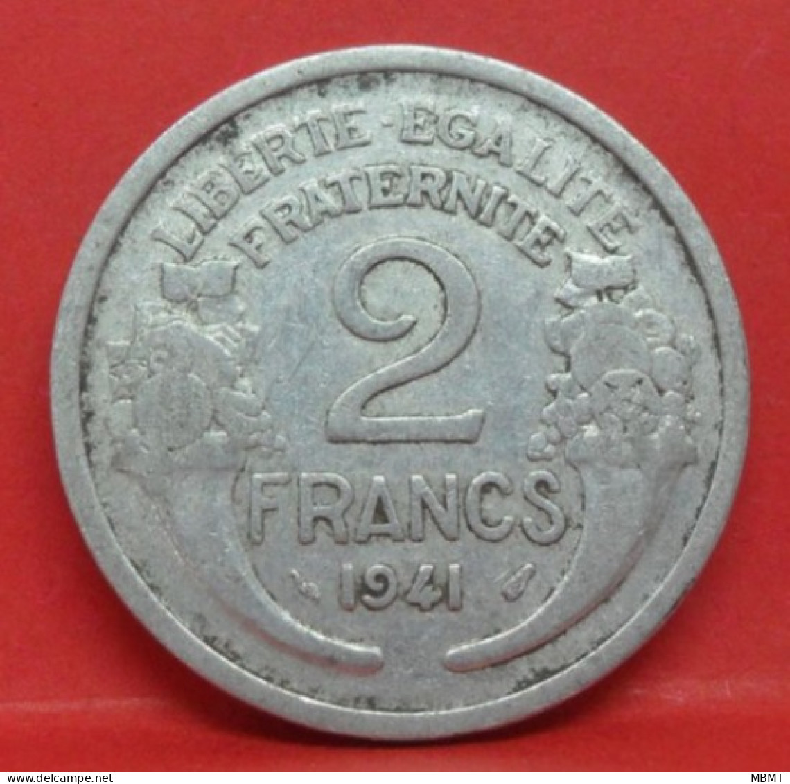 2 Francs Morlon Alu 1941 - TB - Pièce Monnaie France - Article N°775 - 2 Francs