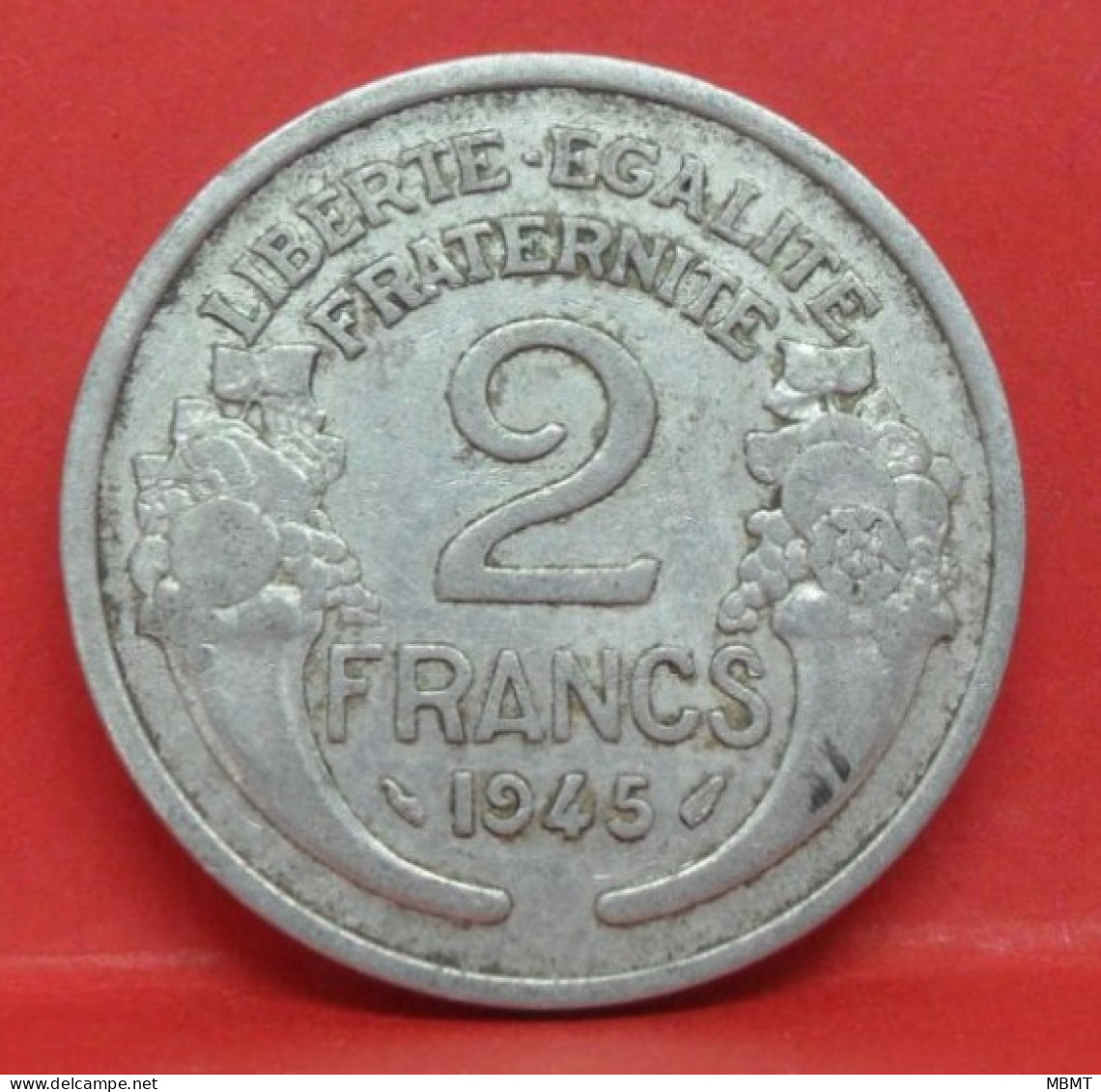 2 Francs Morlon Alu 1945 - TB - Pièce Monnaie France - Article N°777 - 2 Francs