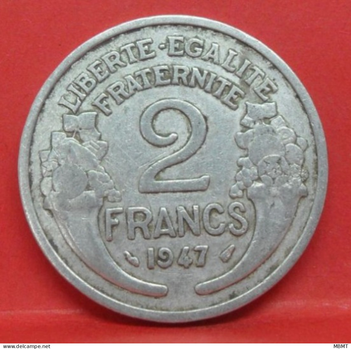 2 Francs Morlon Alu 1947 - TB - Pièce Monnaie France - Article N°780 - 2 Francs