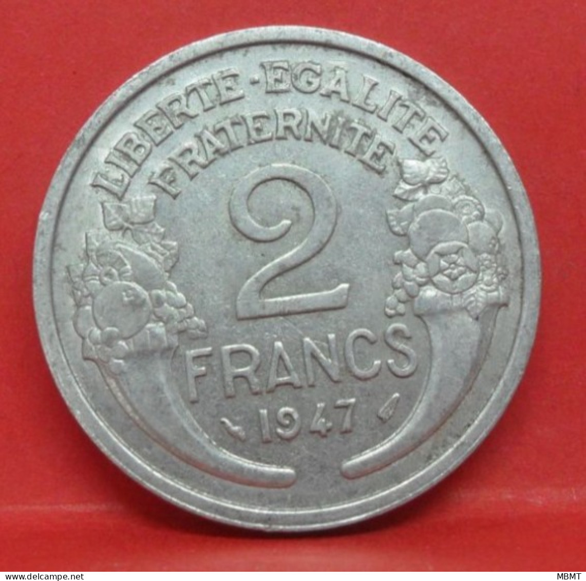 2 Francs Morlon Alu 1947 - TTB - Pièce Monnaie France - Article N°781 - 2 Francs