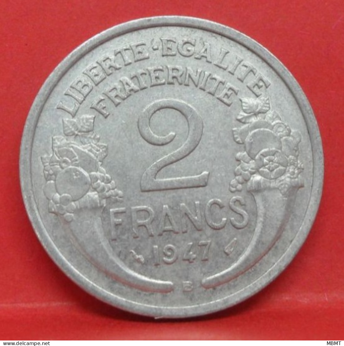 2 Francs Morlon Alu 1947 B - TTB - Pièce Monnaie France - Article N°783 - 2 Francs