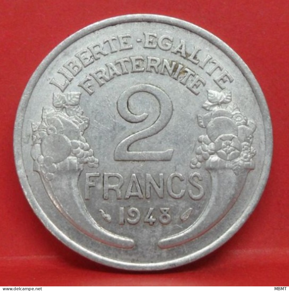 2 Francs Morlon Alu 1948 - TTB - Pièce Monnaie France - Article N°785 - 2 Francs