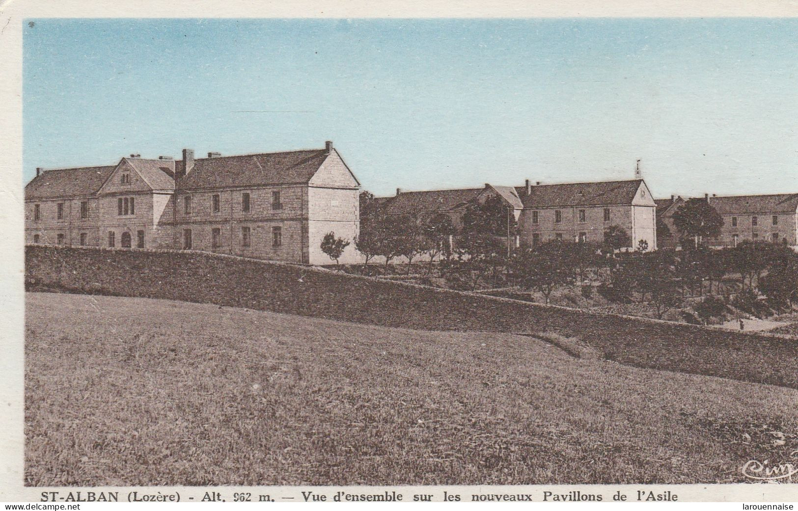 48 - SAINT ALBAN - Vue D' Ensemble Sur Les Nouveaux Pavillons De L' Asile - Saint Alban Sur Limagnole