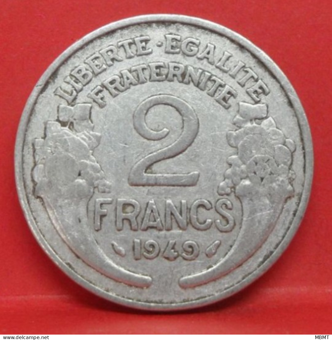 2 Francs Morlon Alu 1949 - TB - Pièce Monnaie France - Article N°787 - 2 Francs