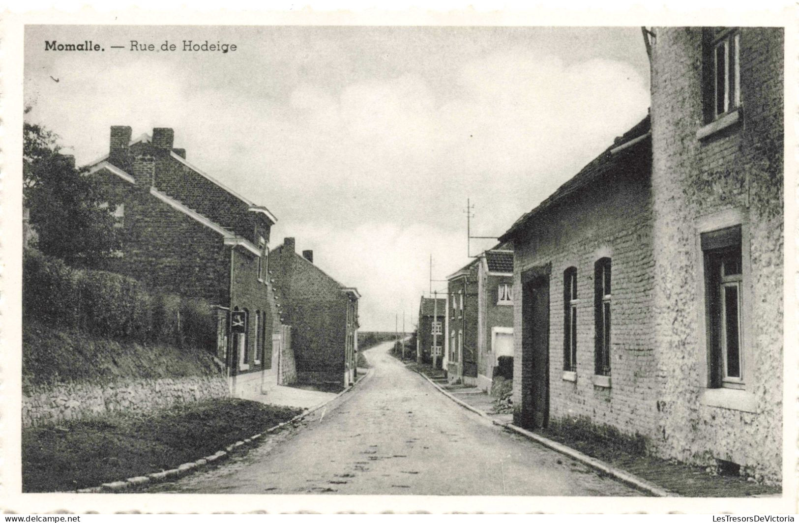 BELGIQUE - Rémicourt - Momalle - Rue De Hodeige - Village - Carte Postale Ancienne - Remicourt