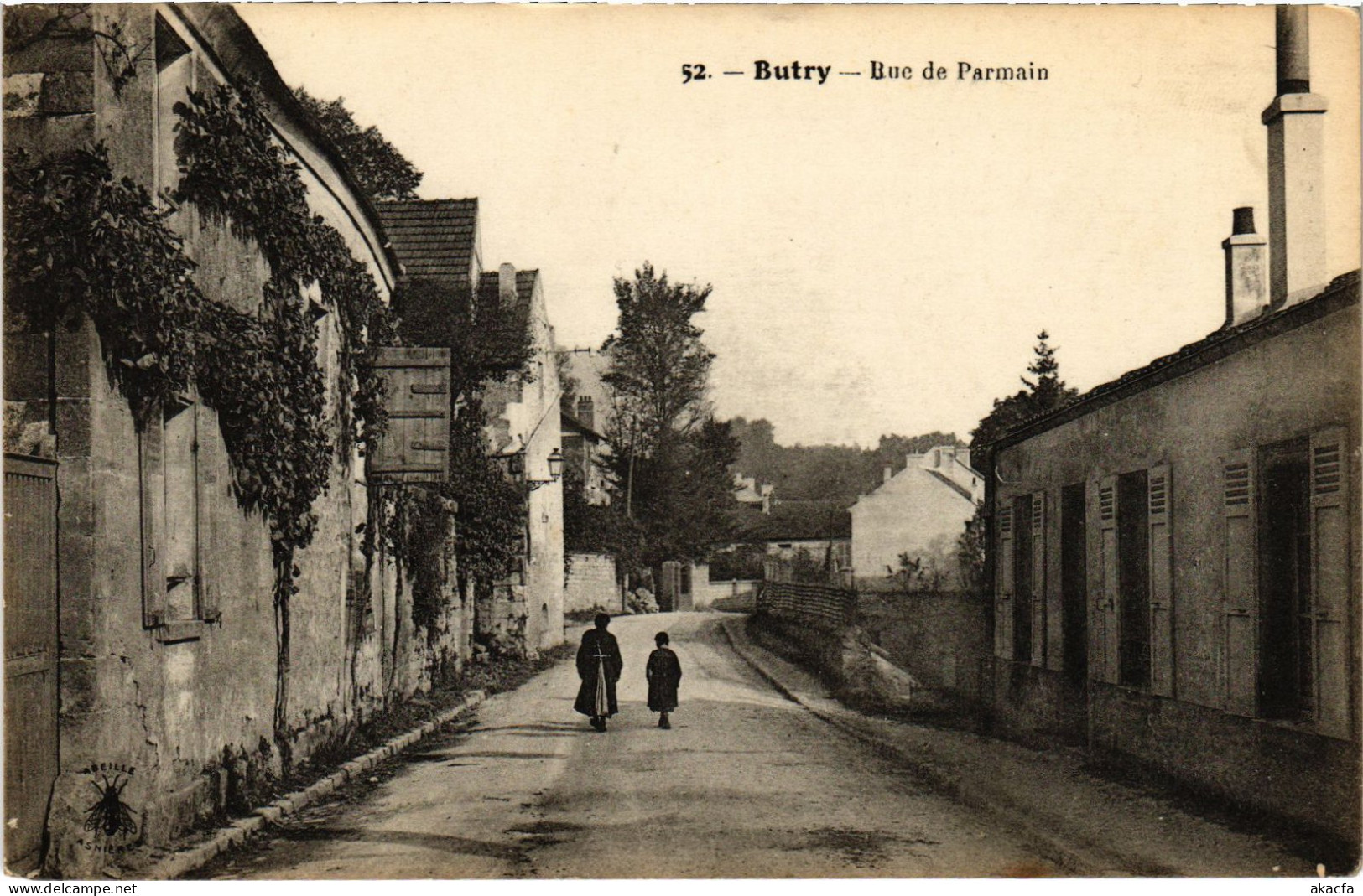 CPA Butry Rue De Parmain FRANCE (1309017) - Butry