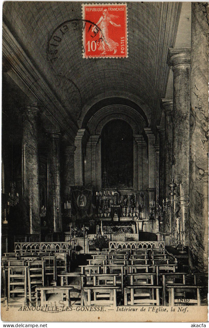 CPA Arnouville Les Gonesse Interieur De L'Eglise FRANCE (1309045) - Arnouville Les Gonesses