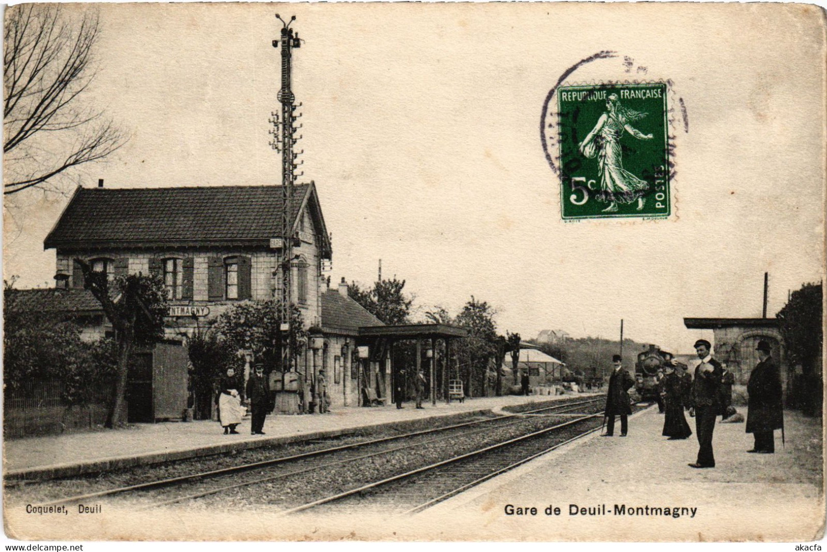 CPA Montmagny Gare De Deuil FRANCE (1309049) - Montmagny