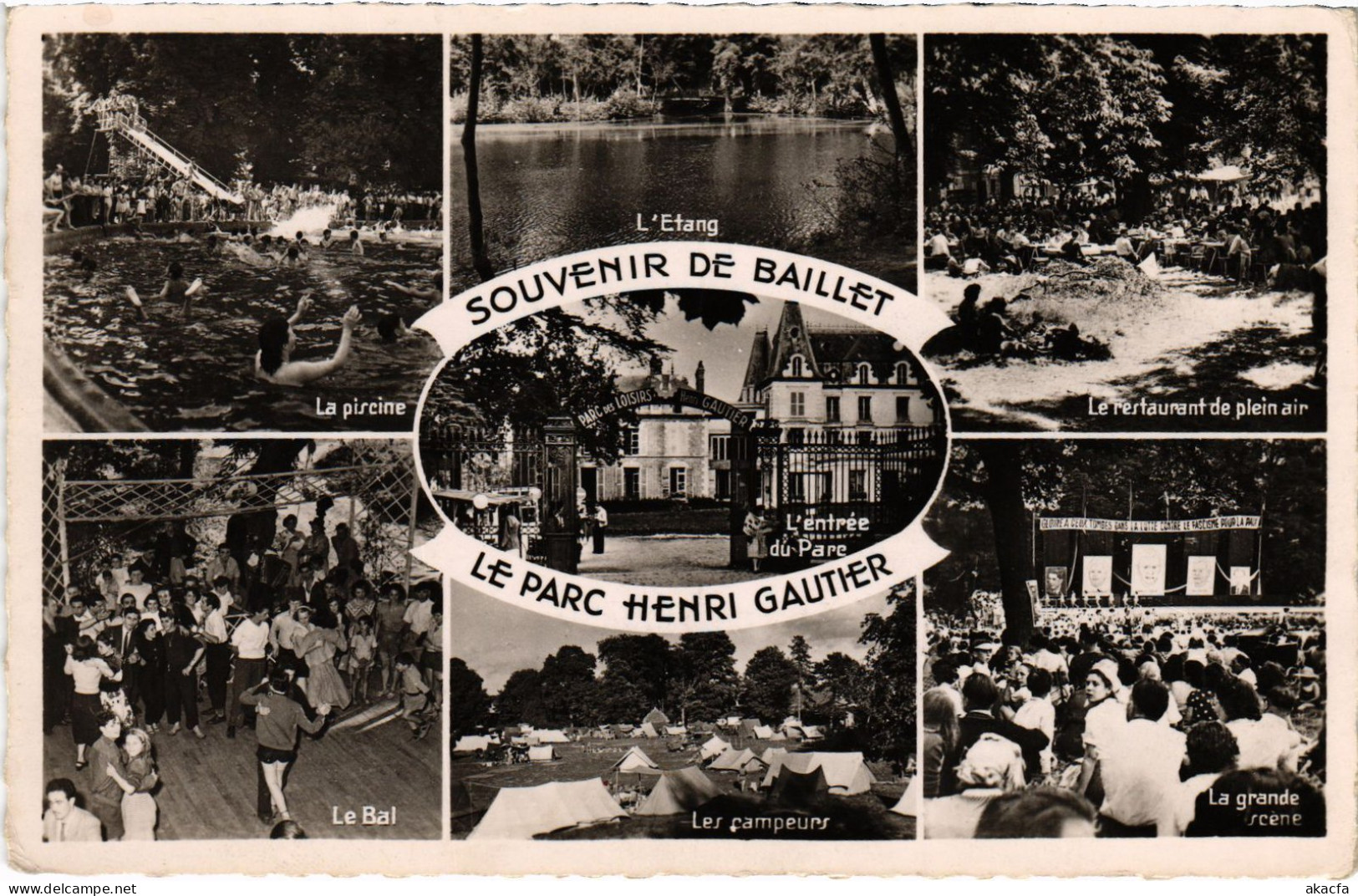 CPA Souvenir De Baillet Parc Henri-Gautier FRANCE (1309060) - Baillet-en-France