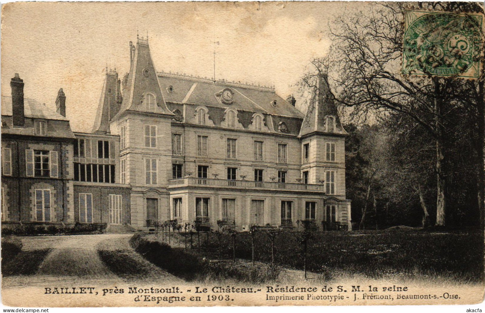 CPA Baillet Le Chateau FRANCE (1309064) - Baillet-en-France