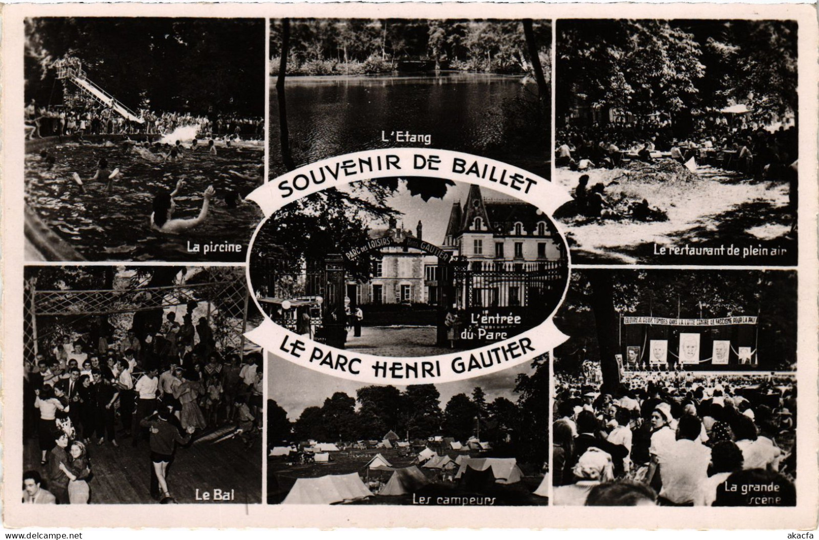 CPA Souvenir De Baillet Parc Henri-Gautier FRANCE (1309065) - Baillet-en-France