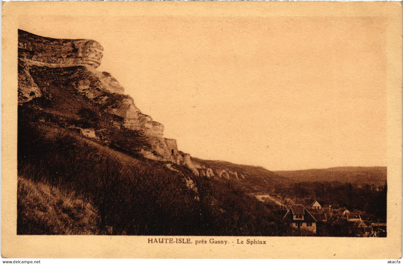 CPA Haute-Isle Le Sphinx FRANCE (1309101) - Haute-Isle