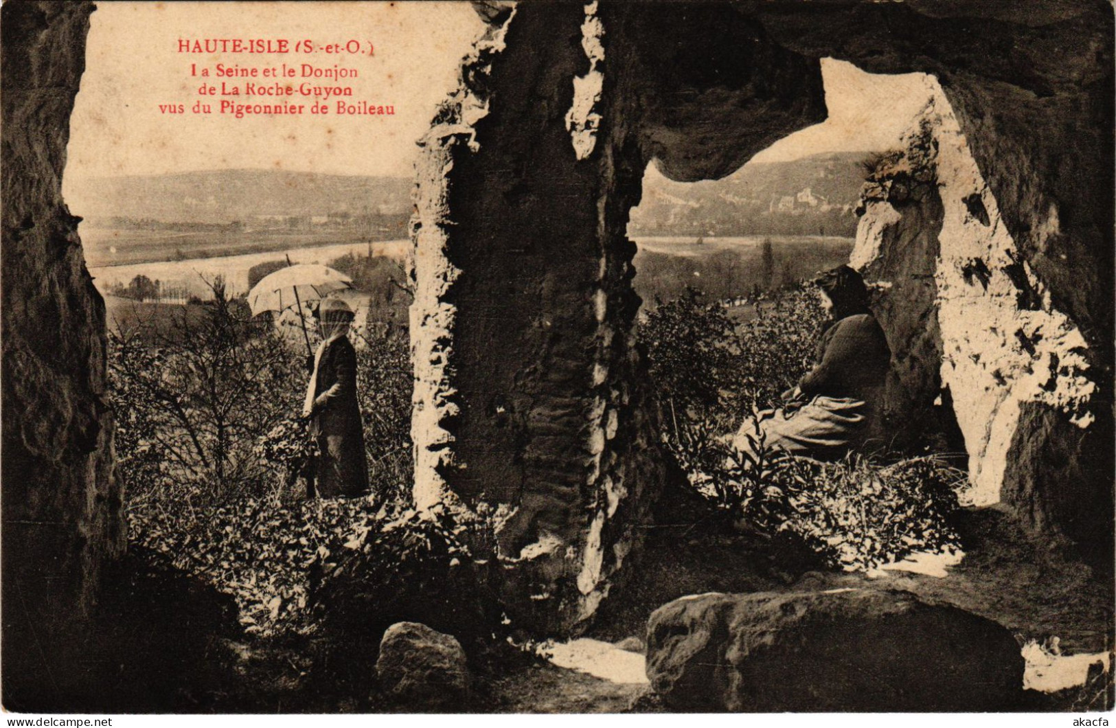 CPA Haute-Isle La Seine Et Le Donjon FRANCE (1309148) - Haute-Isle