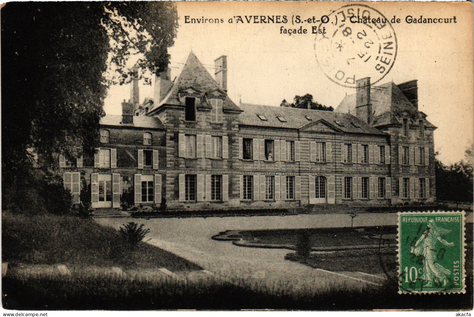 CPA Avernes Chateau De Gadancourt FRANCE (1309323) - Avernes