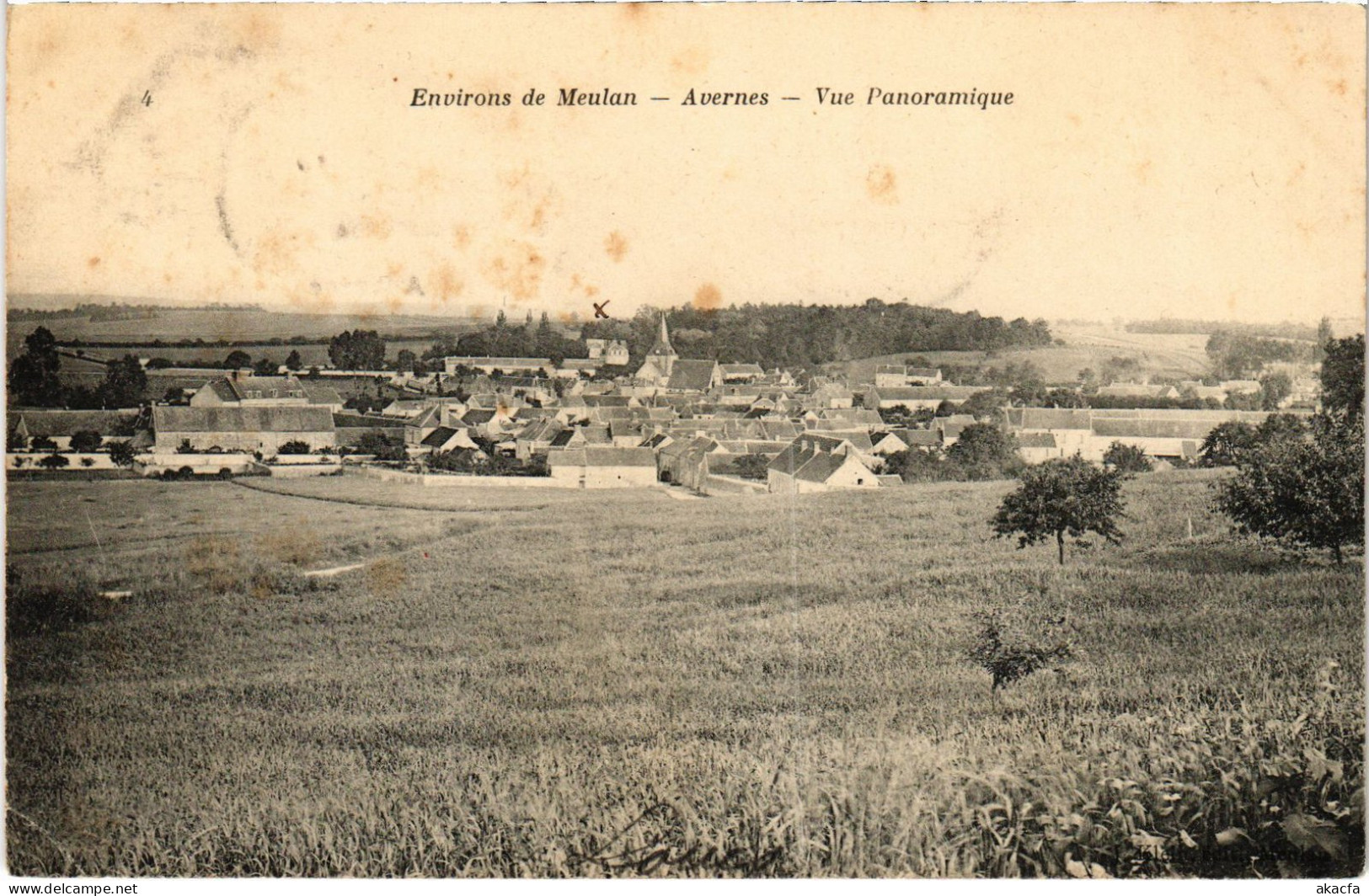 CPA Avernes Vue Panoramique FRANCE (1309326) - Avernes