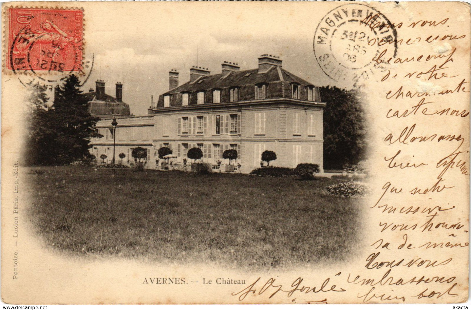 CPA Avernes Le Chateau FRANCE (1309330) - Avernes