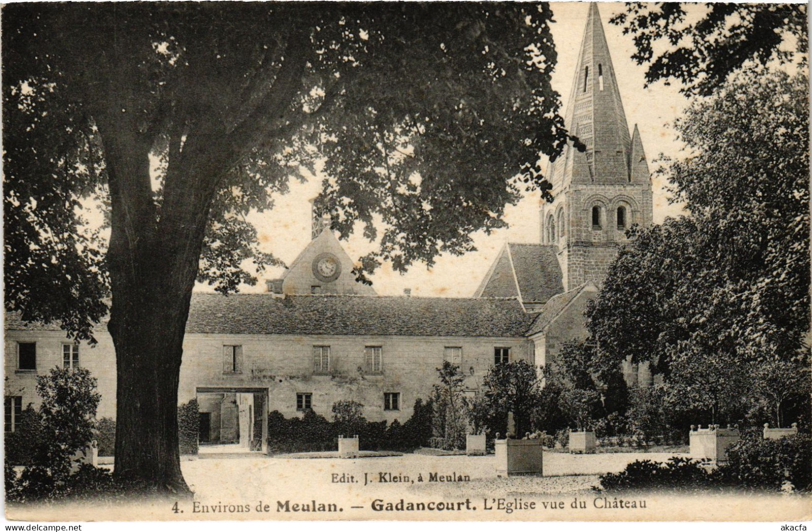 CPA Avernes L'Eglise Vue Du Chateau FRANCE (1309343) - Avernes