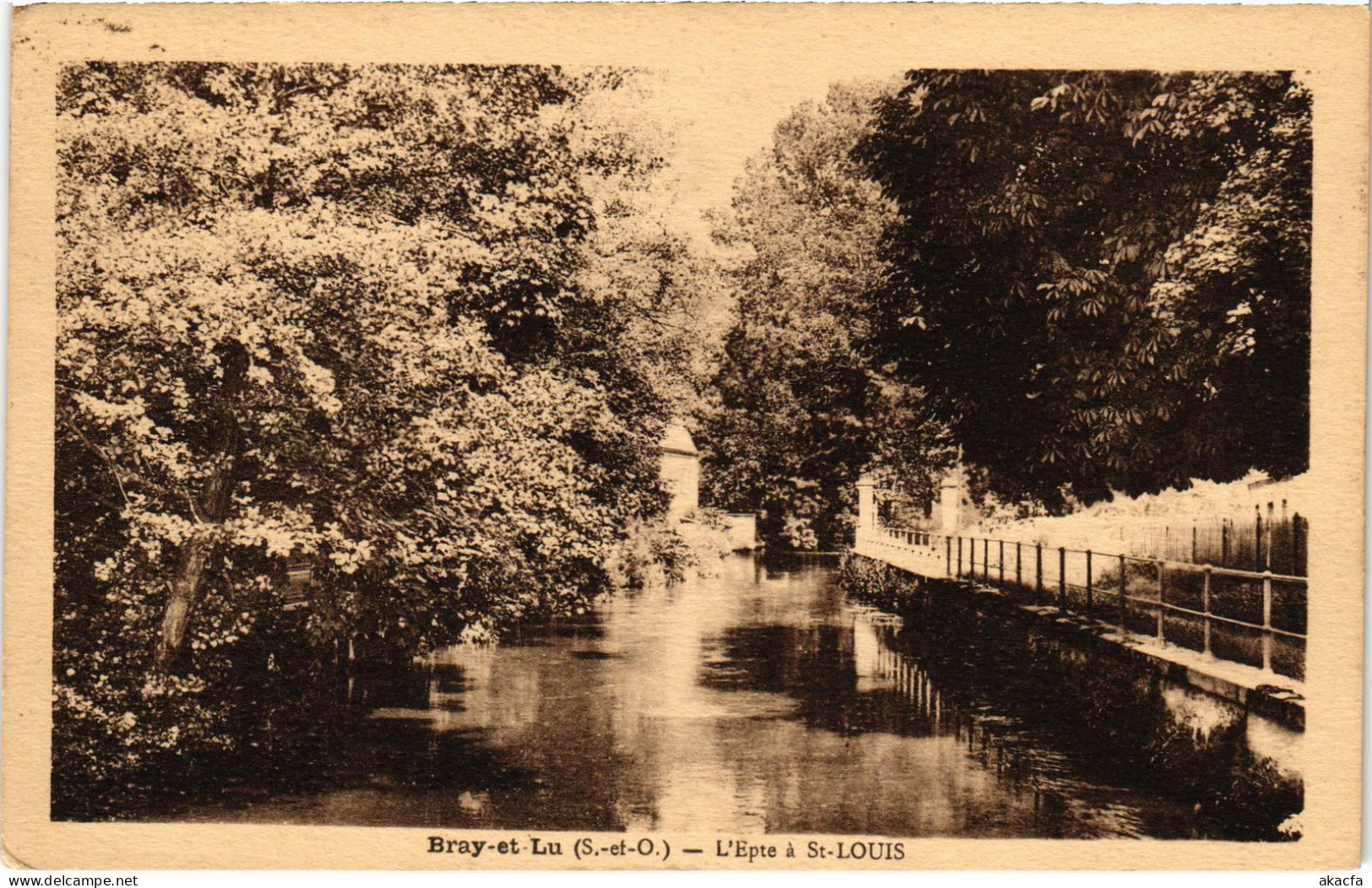 CPA Bray Et Lu L'Epte A St.Louis FRANCE (1309351) - Bray-et-Lû